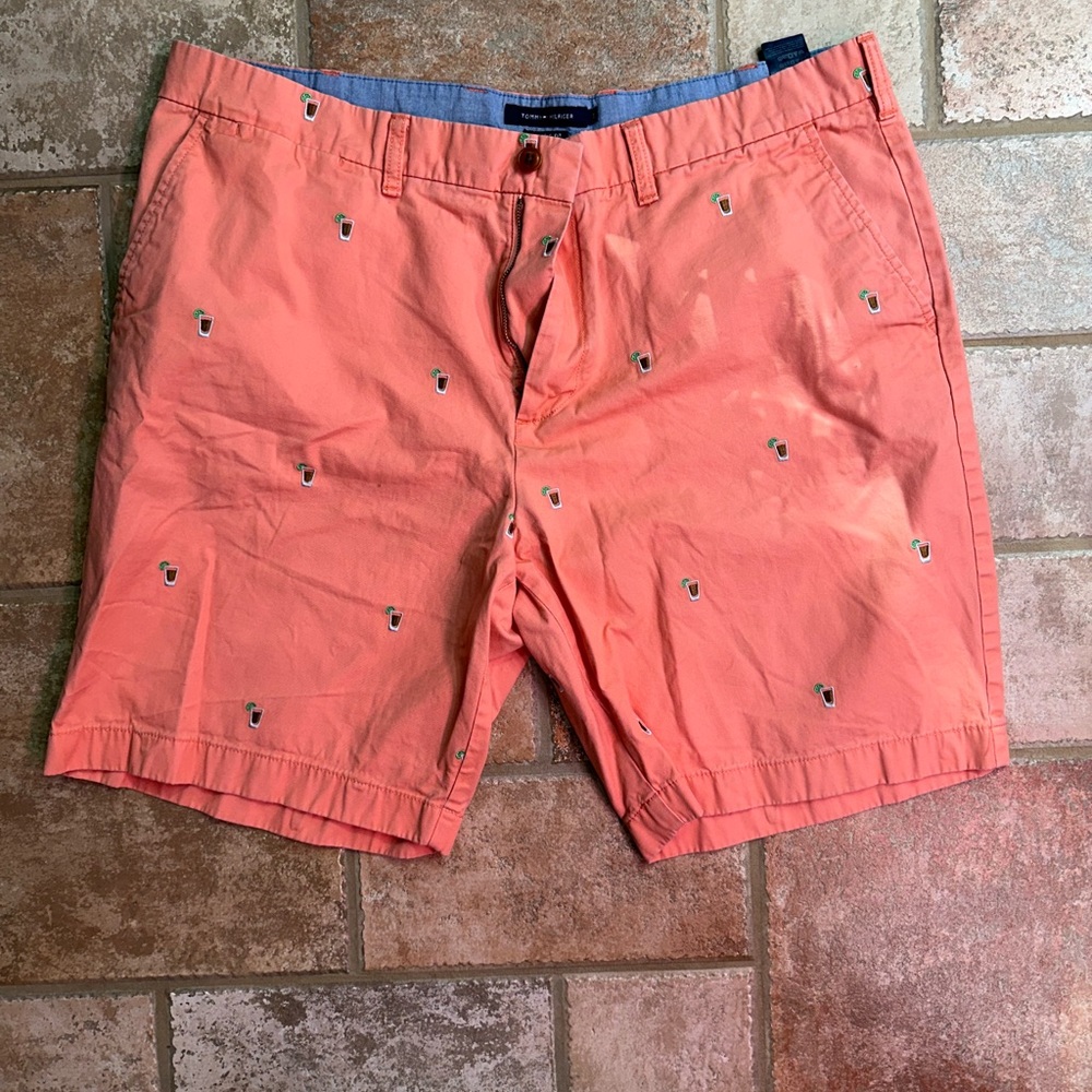 Tommy Hilfiger Coral Embroidered Shorts